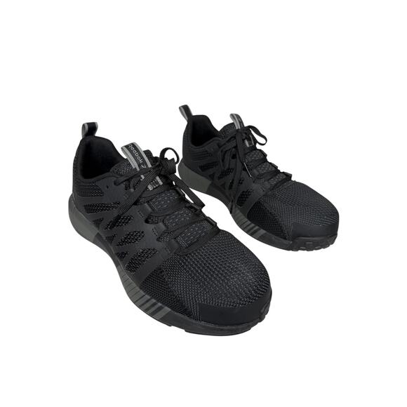 Reebok Fusion Flexweave Work Sneaker Athletic Comfort Black Mesh Overlay 9.5 - Picture 11 of 11